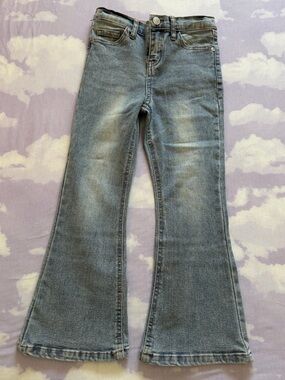 Beautees Light Wash Flare Jeans